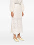 Ottie embroidered midi skirt